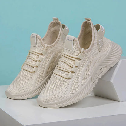 Comfortable & Lightweight Women's Casual Lace-Up Sneakers
