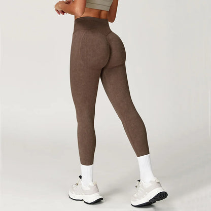 High Waist Women's Seamless Leggings - Performance Yoga and Workout Tights