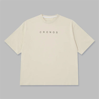 Cronos Men's Loose Fit Oversized Cotton T-Shirt