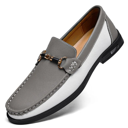 Men's   Breathable Soft Soled Casual Leather Shoes