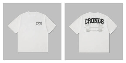 Cronos Men's Loose Fit Oversized Cotton T-Shirt