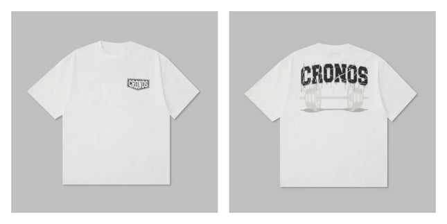 Cronos Men's Loose Fit Oversized Cotton T-Shirt