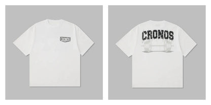 Cronos Men's Loose Fit Oversized Cotton T-Shirt
