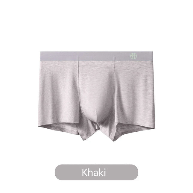 3-Pack Bamboo Fiber Men's Breathable Boxer Briefs – Comfortable, Eco-Friendly Men’s Underwear Set