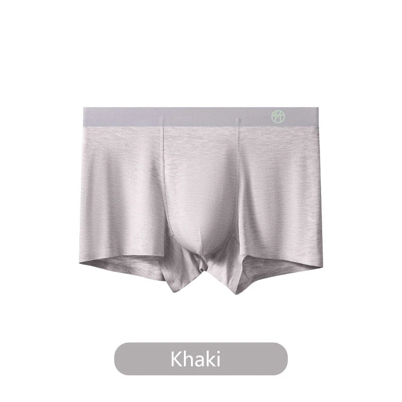 3-Pack Bamboo Fiber Men's Breathable Boxer Briefs – Comfortable, Eco-Friendly Men’s Underwear Set