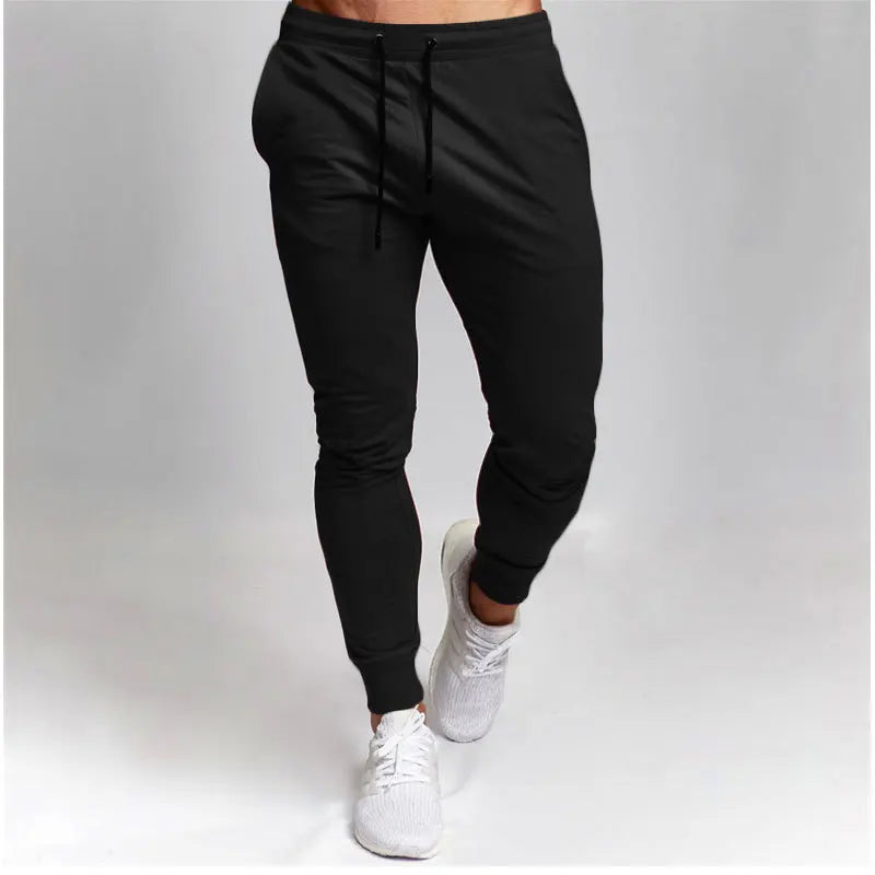 Men's Casual Loose-Fit Jogger Sweatpants with Elastic Waist