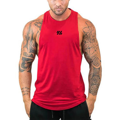 Men's Loose Fit Cotton Tank Top - Breathable and Comfortable Vest