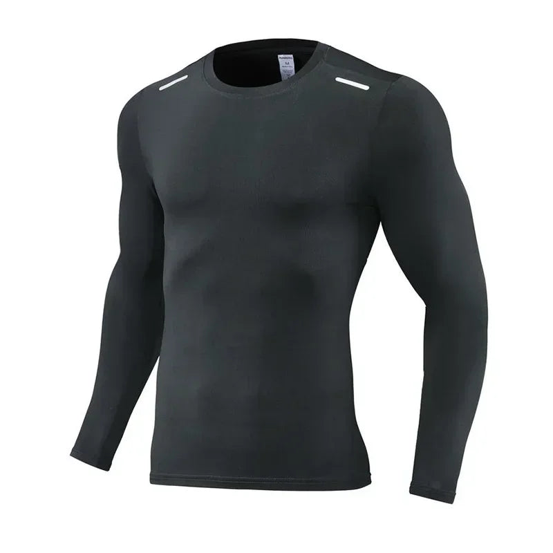 Men's Slim Fit Long Sleeve Compression Sweater