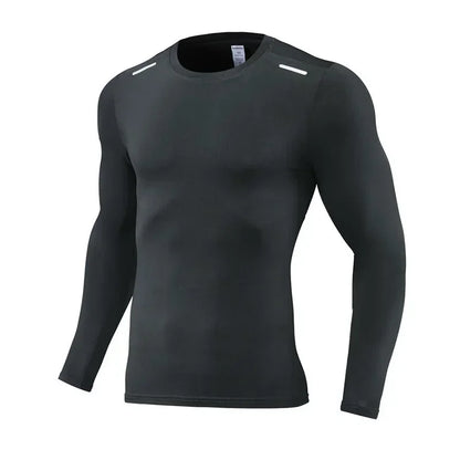 Men's Slim Fit Long Sleeve Compression Sweater