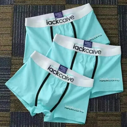 3-Pack Men's Cotton Boxer Briefs - Breathable & Comfortable - Mixed Colors