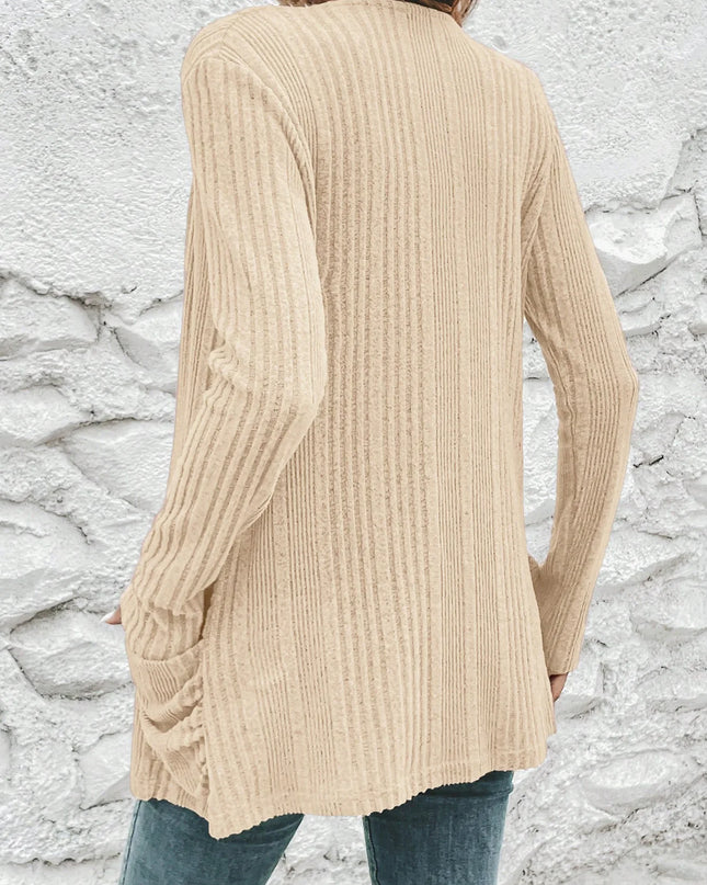 Women's Knitted Cardigan - Elegant Casual Style