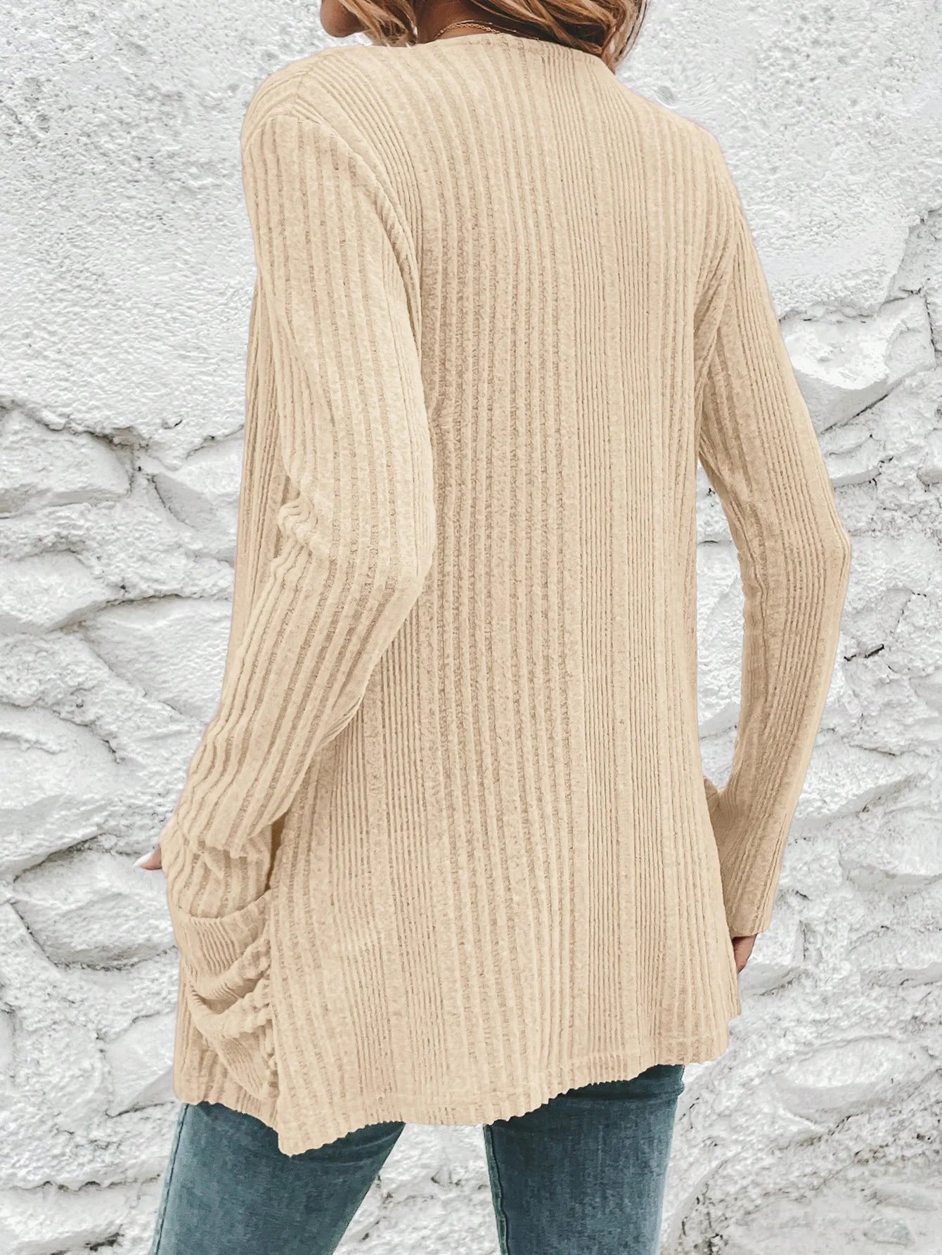 Women's Knitted Cardigan - Elegant Casual Style