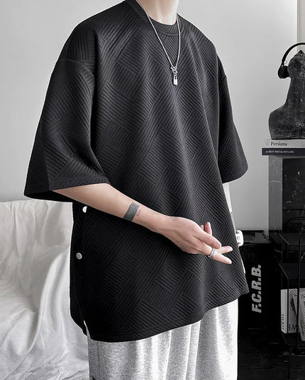 Men's Retro Oversized Short Sleeve T-Shirt - Various Colors