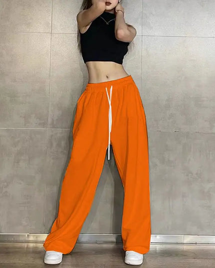Women's Loose Fit Sweatpants with Drawstring & Elastic Waist
