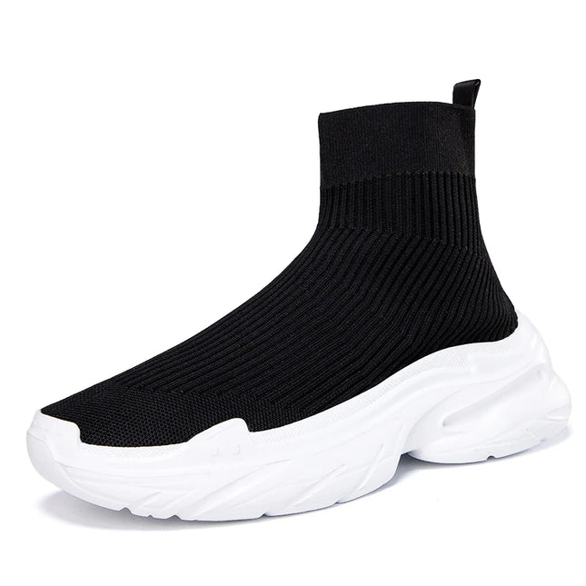 Men's Breathable Mesh High-Top Sneakers