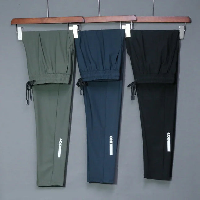 Lightweight Quick-Dry Men's Sweatpants with Elastic Waist
