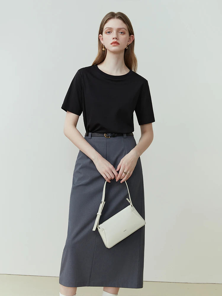 Women's Cotton Round Neck T-Shirt