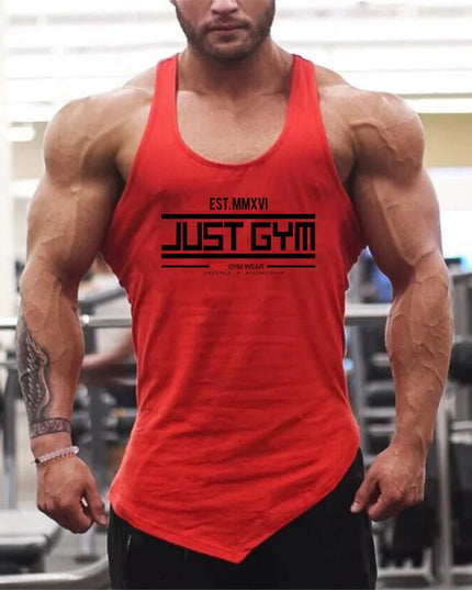 Men's Breathable Cotton Fitness Vests - Lightweight Tank Top