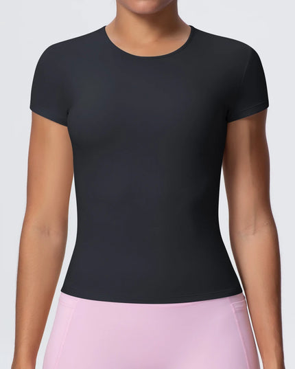 Women's Workout T-Shirt - Quick-Drying, Breathable, Slim Fit