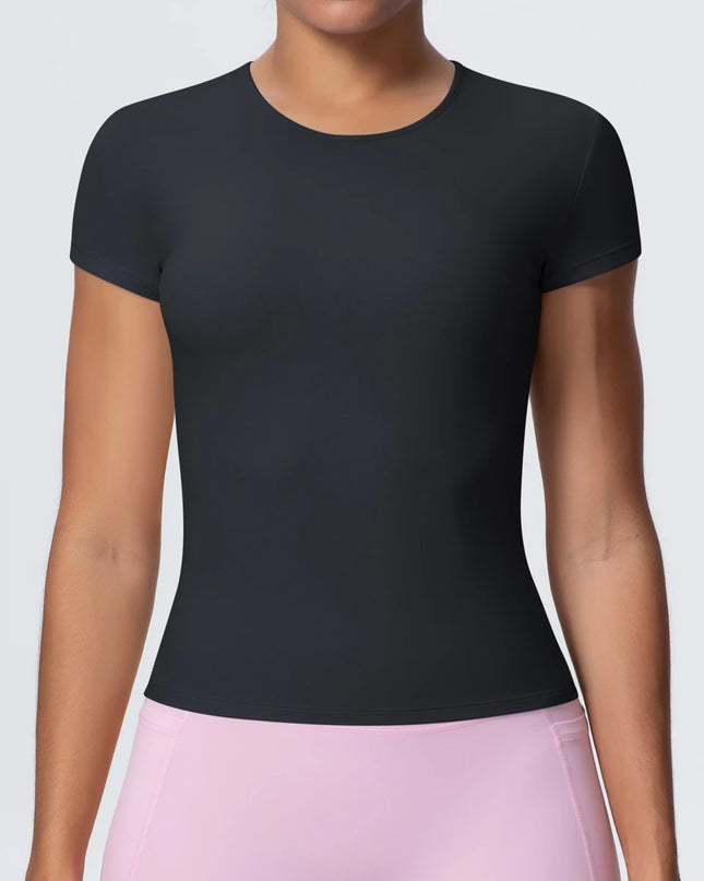 Women's Workout T-Shirt - Quick-Drying, Breathable, Slim Fit