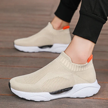 Lightweight Mesh Slip-On Sneakers – Breathable, Comfortable, and Easy to Wear