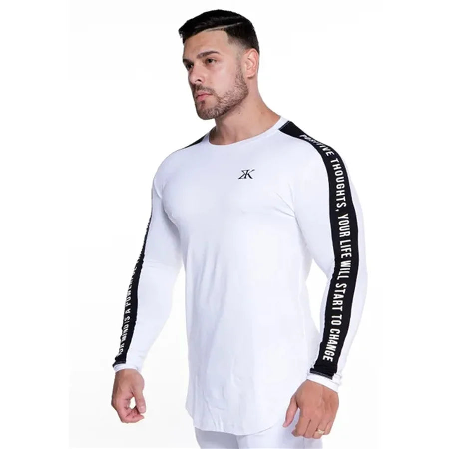 Men's Slim Fit Long Sleeve Casual Quick-Dry Sweater