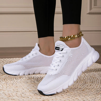 Women's Lightweight Running Sneakers with Side Mesh