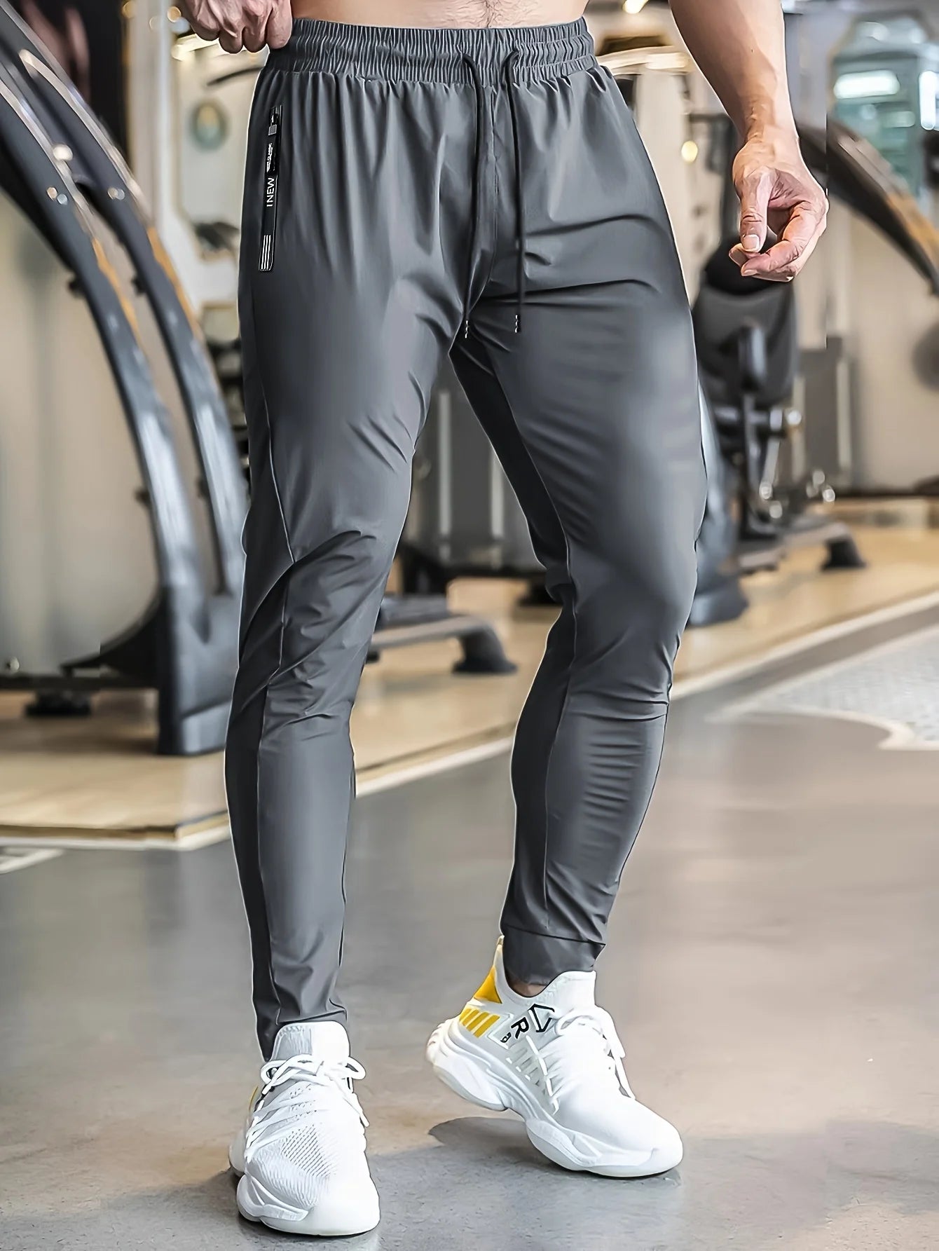 Men's Lightweight, Breathable Thin Stretch Sweatpants – Comfortable & Flexible Activewear