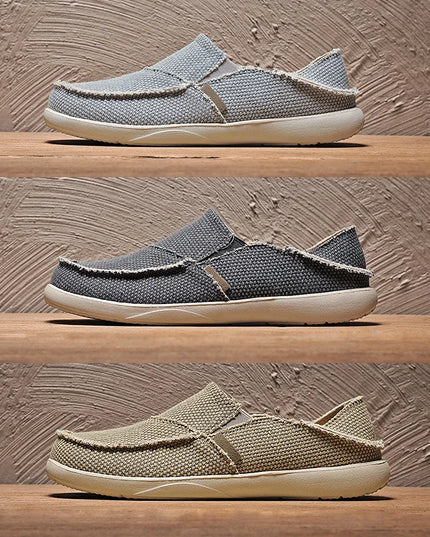 Men's Lightweight Canvas Slip-On Sneakers