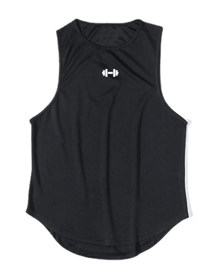 Men's Sleeveless Gym Tank Tops - Quick Dry Mesh, Loose Fit