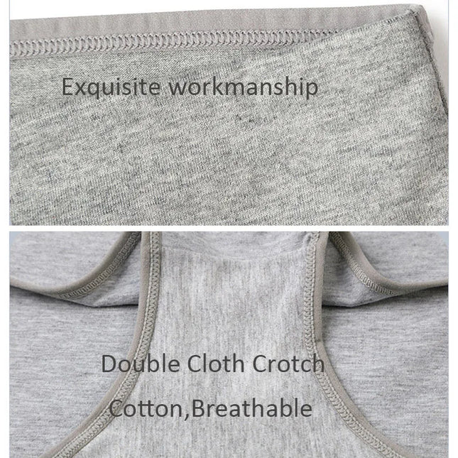 Set of 5 Women's High Waist Cotton Breathable Panties