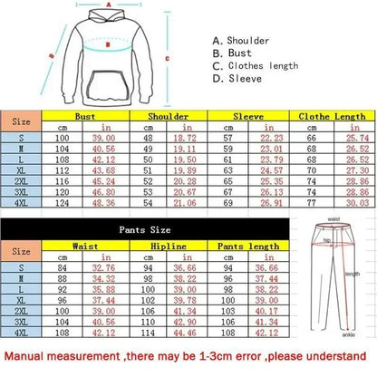 Men's 2-Piece Tracksuit Set with Hooded Sweatshirt - Stylish Athletic Wear