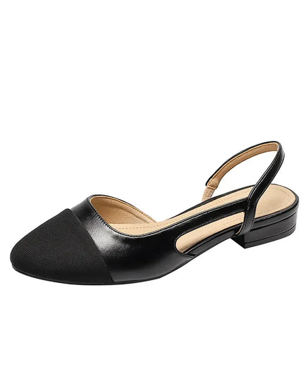 Women's Pointed Toe Sandals with Low Square Heels