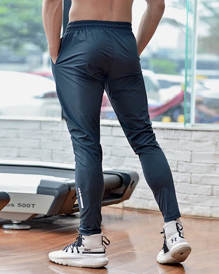 Lightweight Quick-Dry Men's Sweatpants with Elastic Waist