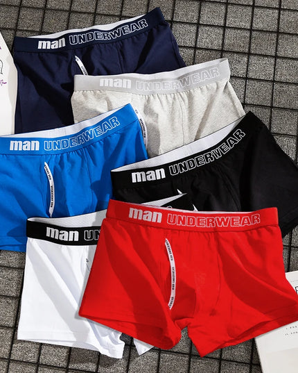 3-Pack Men's 100% Cotton Comfortable Fitted Boxers - Soft Close-Fitting Underwear