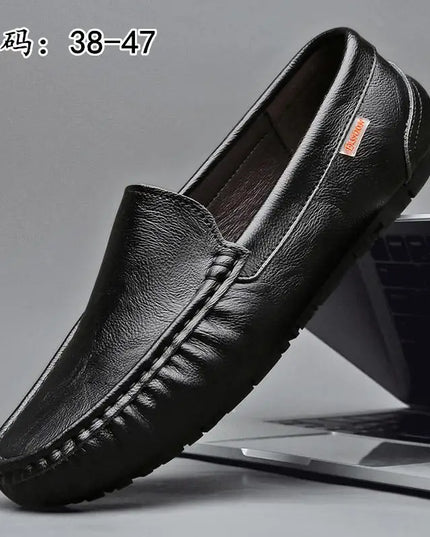 Men's Leather Flat Casual Loafers