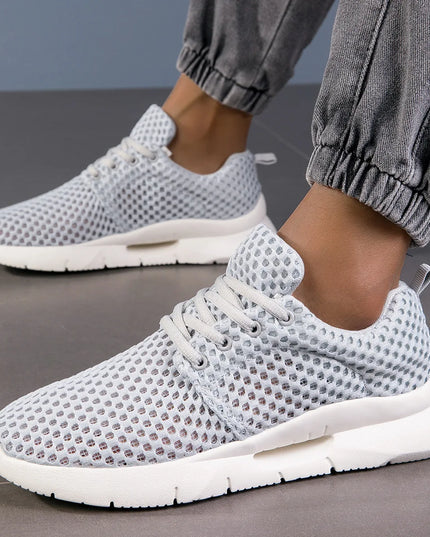 Lightweight Breathable Mesh Sneakers for Men - Comfortable & Stylish Athletic Footwear