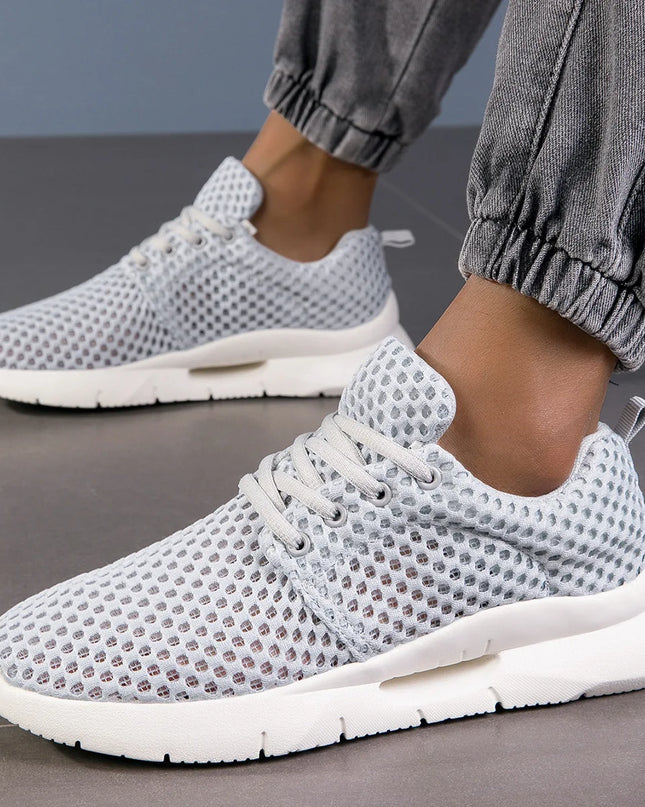 Lightweight Breathable Mesh Sneakers for Men - Comfortable & Stylish Athletic Footwear