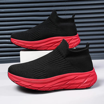 Unisex Breathable Lightweight Non-Slip Sneakers with Thick Sole
