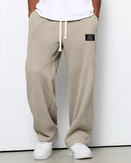 Men's Loose-Fit Wide-Leg Casual Sweatpants