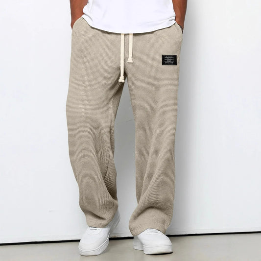 Men's Loose-Fit Wide-Leg Casual Sweatpants