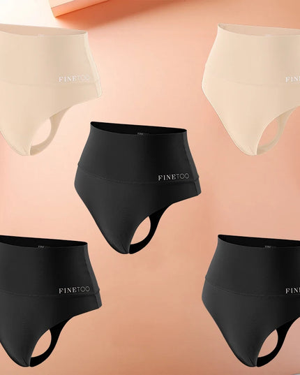 5-Piece Women's High Waist Seamless Body Shaper Panties
