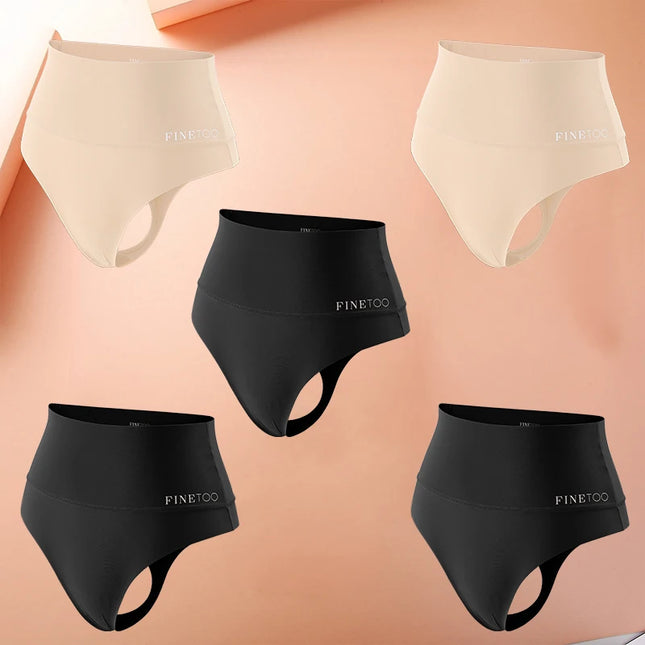 5-Piece Women's High Waist Seamless Body Shaper Panties