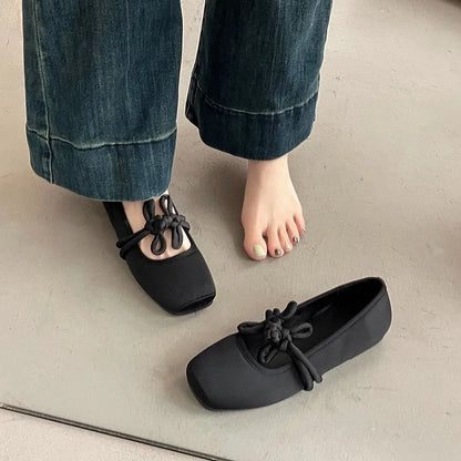 Elegant Women’s Satin Mary Jane Shoes