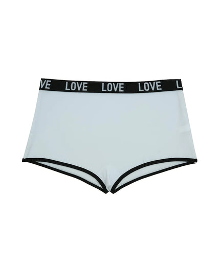 Women's 7-Pair Mixed Color "Love" Print Briefs