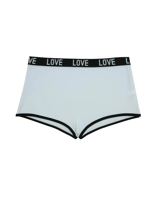 Women's 7-Pair Mixed Color "Love" Print Briefs