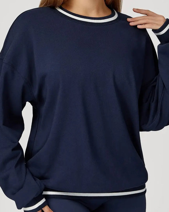 Women's Two-Piece Sweater and Shorts Set