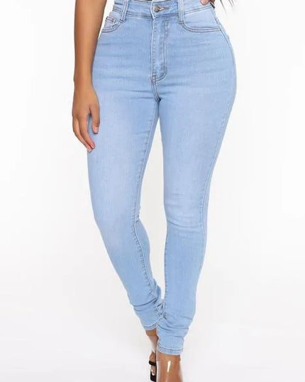 Botvotee Women's Skinny High-Waisted Pencil Jeans | Casual Slim Fit Denim for Women