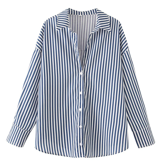 HXAO Women's Oversized Button-Up Shirt