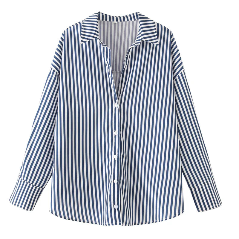 HXAO Women's Oversized Button-Up Shirt